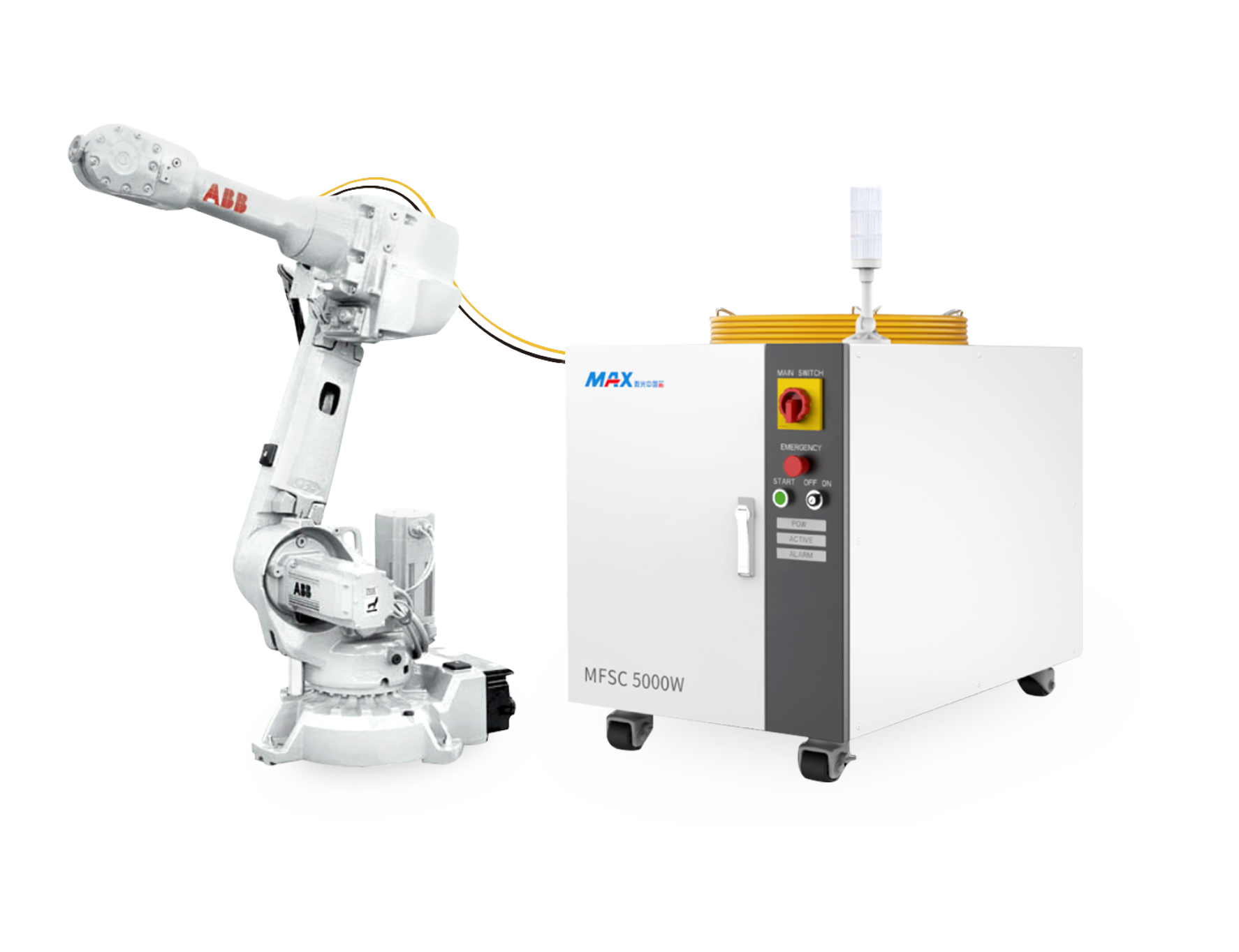 Six axis manipulator laser welding machine